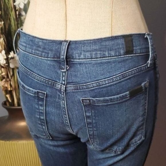 7 For All Mankind 7FAM b(air) Authentic The Ankle Skinny Size 27 - Picture 1 of 15